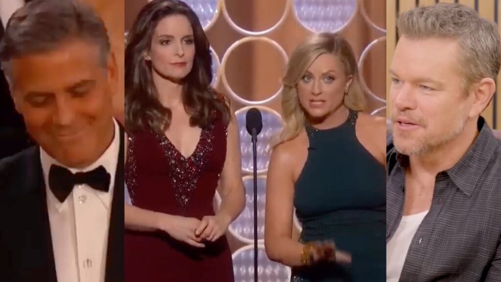 Amy Poehler, Matt Damon Recall Clooney’s Post-Globes Revenge Prank Amy Poehler, Matt Damon Recall Clooney's Post-Globes Revenge Prank