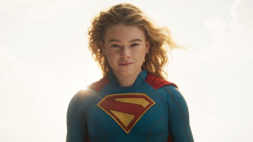 Milly Alcock in "Supergirl."