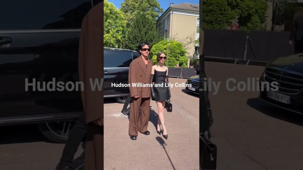 Hudson Williams and Lily Collins hello??? Heated Rivarly in Paris #shorts #youtubeshorts