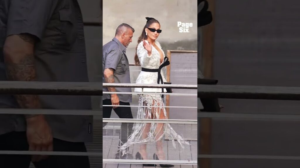 Jennifer Lopez stuns at Zuhair Murad's Paris Couture show as part of Paris Fashion Week 🤍 #shorts