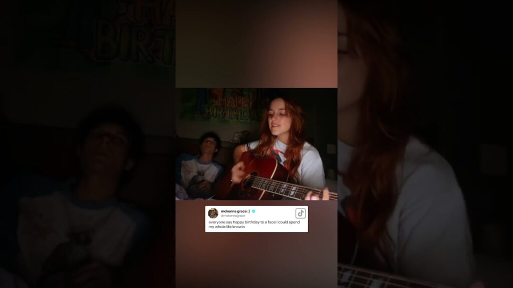 Mckenna Grace is wishing her honeybee, Mason Thames, a happy birthday. 🥹🐝 (🎥: TikTok/mckennagrace)