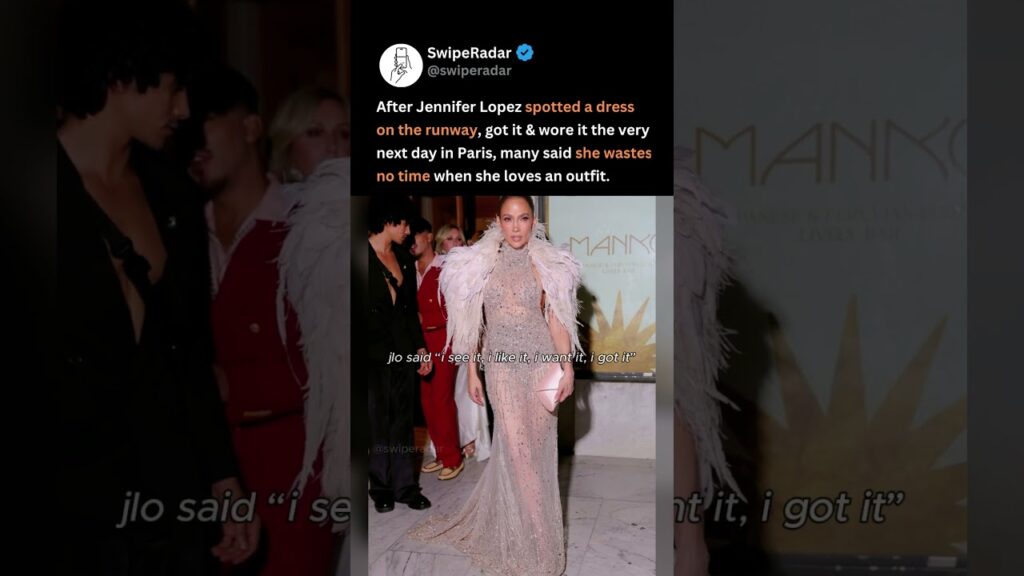jennifer lopez’s i saw it, i wore it fashion moment in paris has fans obsessed 😍✨ #jenniferlopez jennifer lopez’s i saw it, i wore it fashion moment in paris has fans obsessed 😍✨ #jenniferlopez