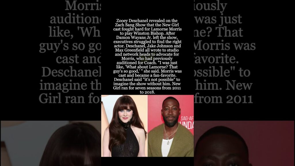 Zooey Deschanel Says Cast Fought for Lamorne Morris on New Girl #shorts #ZooeyDeschanel Zooey Deschanel Says Cast Fought for Lamorne Morris on New Girl #shorts #ZooeyDeschanel