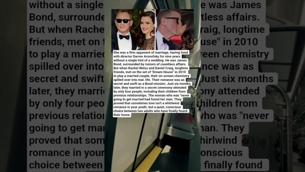 Rachel Weisz Never Believed in Marriage—Then Daniel Craig Changed Everything in Just Six Months
