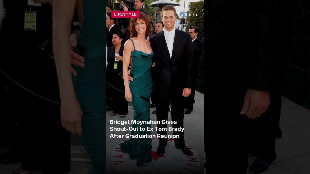 Bridget Moynahan Gives Shout-Out to Ex Tom Brady After Graduation Reunion #shorts Bridget Moynahan Gives Shout-Out to Ex Tom Brady After Graduation Reunion #shorts