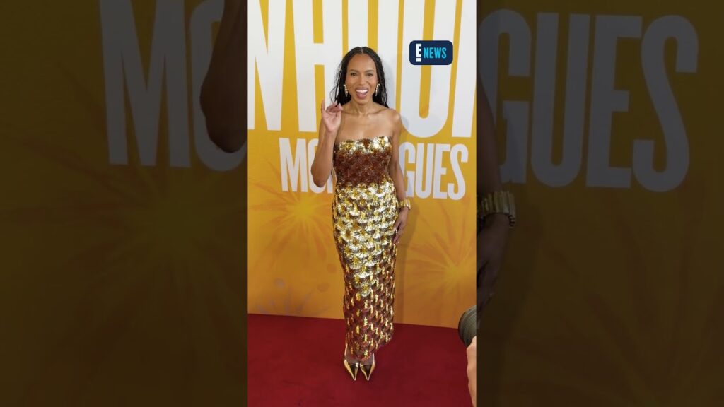 Kerry Washington makes a golden appearance at the opening night of "The Whoopi Monologues."