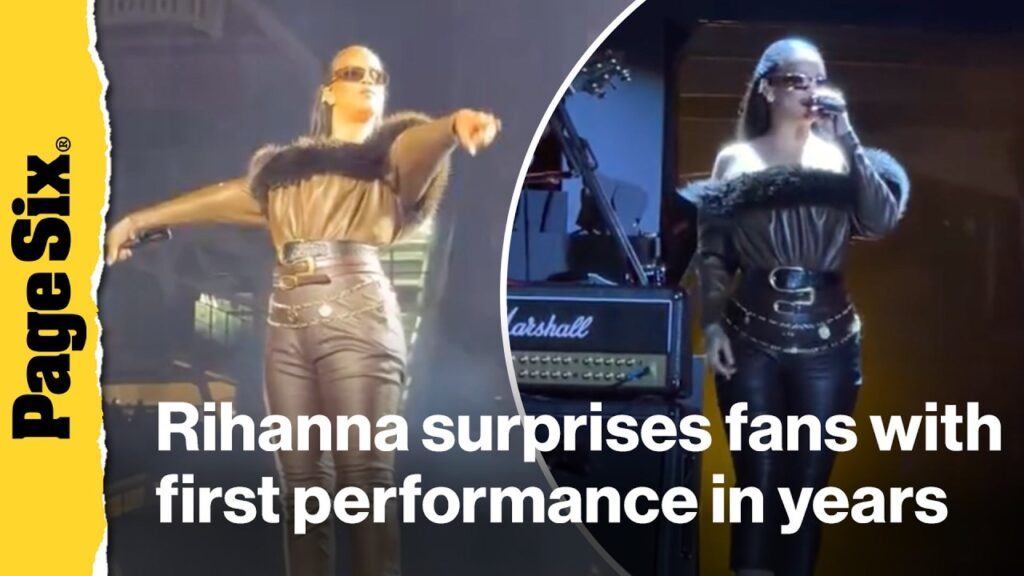 Watch Rihanna surprise fans with her first performance in years at Jay-Z concert Watch Rihanna surprise fans with her first performance in years at Jay-Z concert