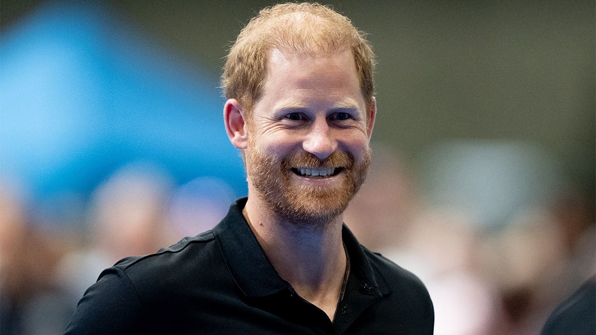 Prince Harry smiling