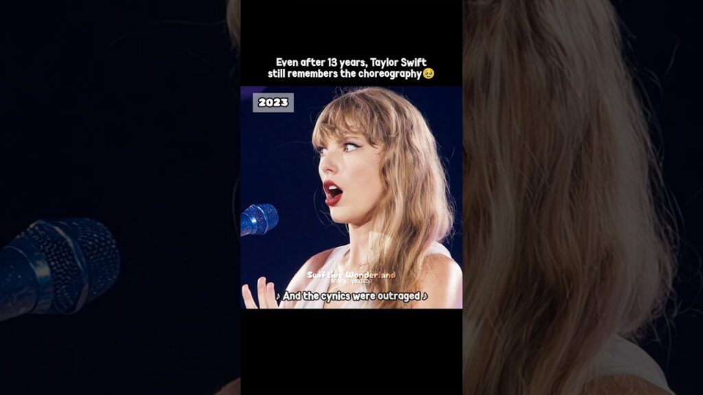 Even after 13 years, Taylor Swift still remembers the choreography 🥹 | #taylorswift #shorts
