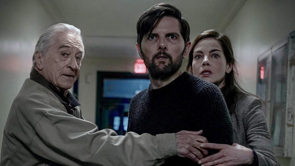 Adam Scott and Michelle Monaghan star in Netflix thriller 'The Whisper Man' arriving August 28