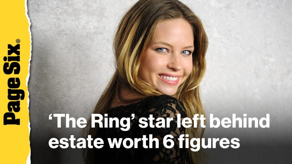 'The Ring' star Daveigh Chase left behind substantial estate worth 6 figures