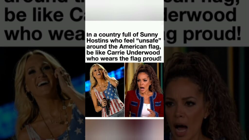 Karoline Leavitt HQ praises Carrie Underwood for wearing the American flag. #CarrieUnderwod