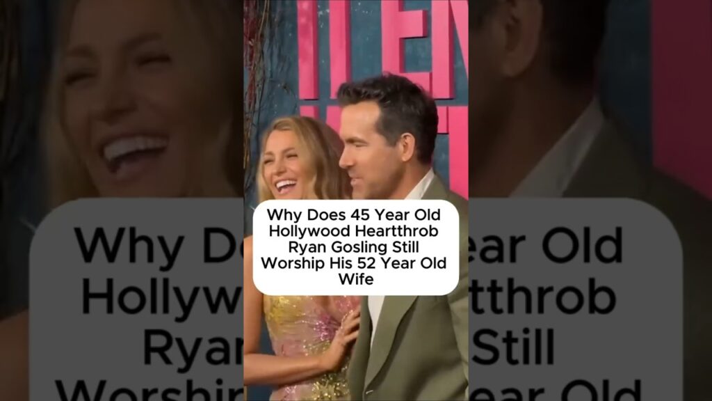 Why ooes 45-years old Hollywood heartthrob Ryan Gosling still worship his 52years wife#celebrity
