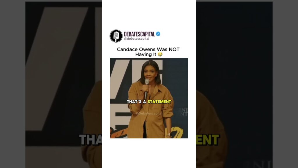 She Had the Perfect Response 😭 #charliekirk #charliekirkdebate
