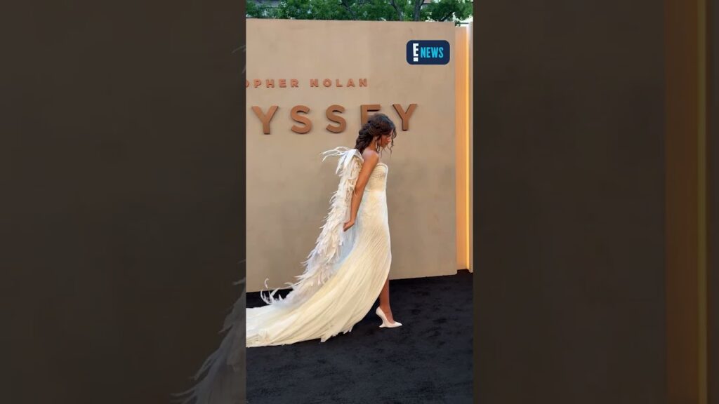 Zendaya has arrived to "The Odyssey" premiere in New York City. 🪽