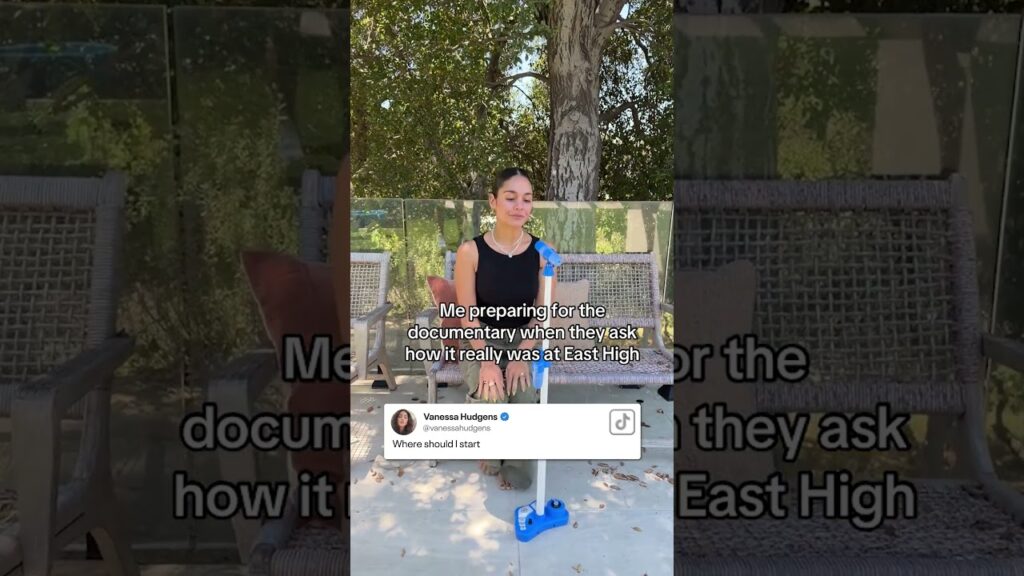 T as in Tell us the tea, please!!! (🎥: TikTok/vanessahudgens) T as in Tell us the tea, please!!! (🎥: TikTok/vanessahudgens)