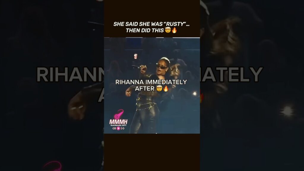 The queen back on stage 😭 #music #rihanna