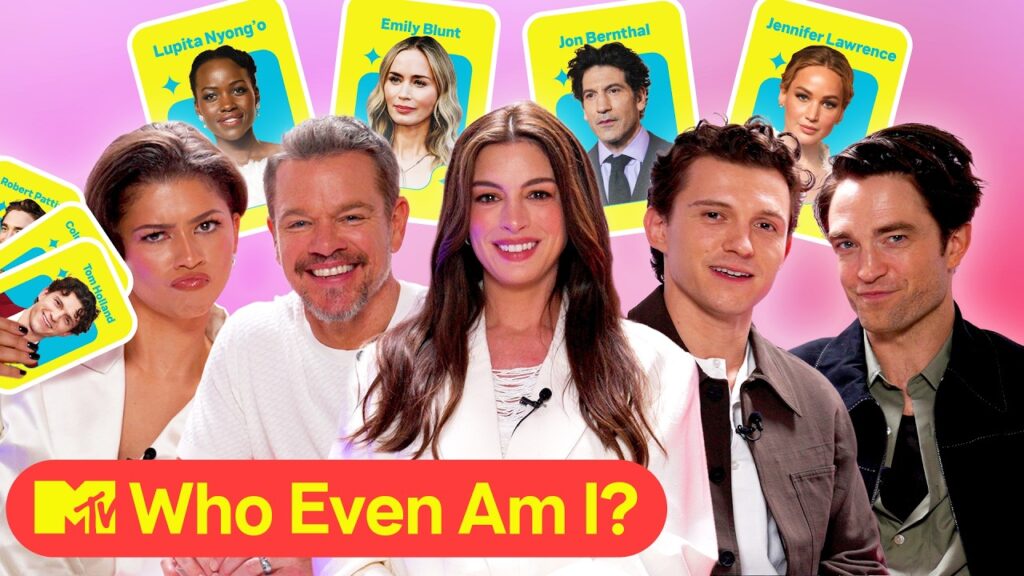 The Odyssey Cast Play Who Even Am I?| Tom Holland, Zendaya, Rob Pattinson, Anne Hathaway, Matt Damon The Odyssey Cast Play Who Even Am I?| Tom Holland, Zendaya, Rob Pattinson, Anne Hathaway, Matt Damon