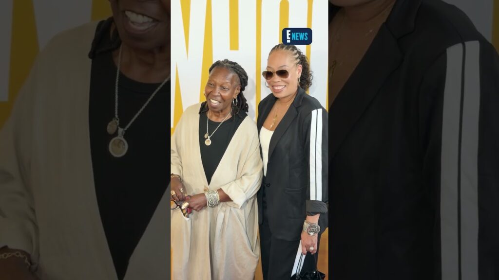 Whoopi Goldberg and her daughter arrive at the opening night of "The Whoopi Monologues." (@JPASC24)
