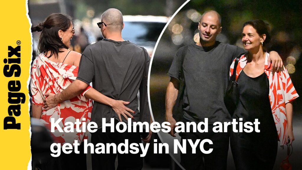 Katie Holmes gets handsy with artist Jason Bard Yarmosky as romance rumors heat up