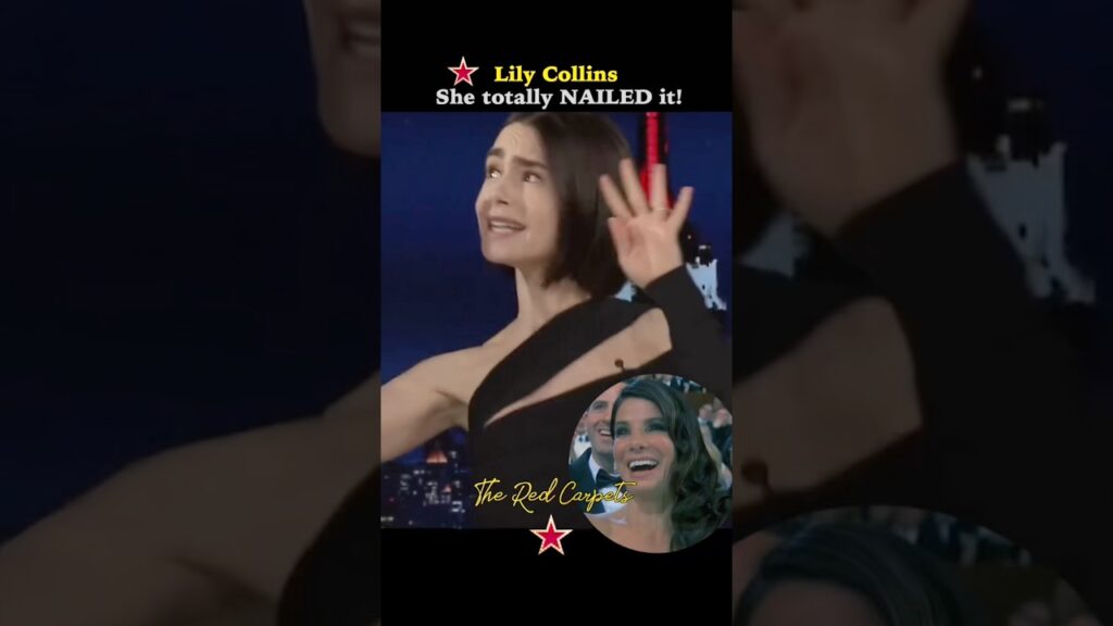 Lily Collins! She totally nailed it!