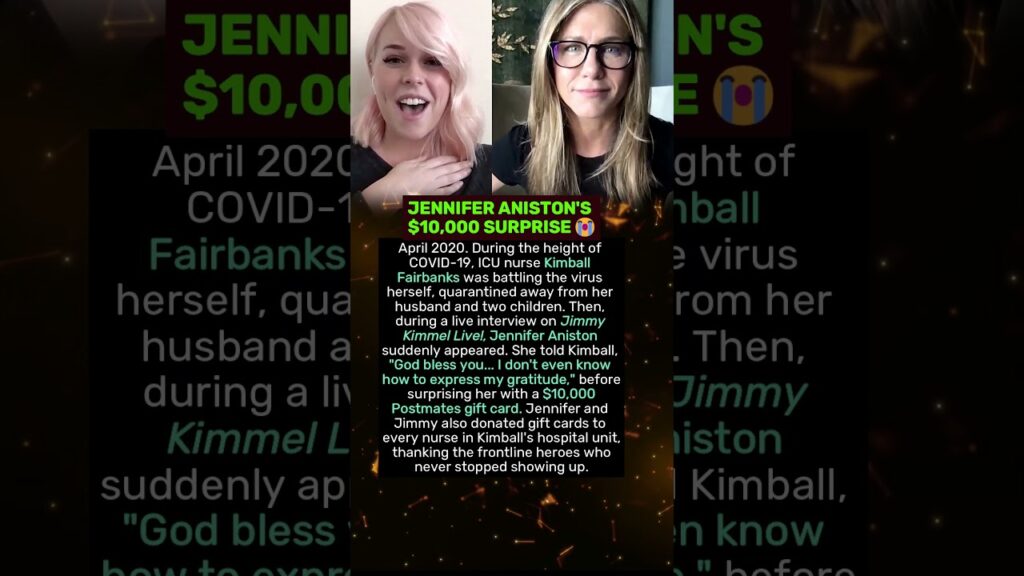 JENNIFER ANISTON'S $10,000 SURPRISE 😭