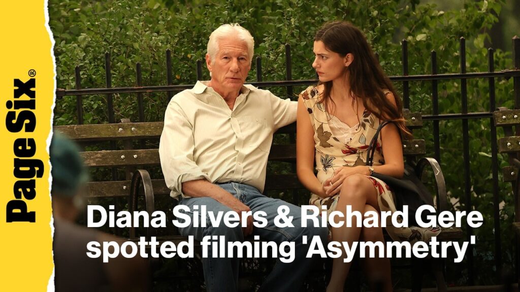 Diana Silvers and Richard Gere are spotted filming 'Asymmetry' in NYC