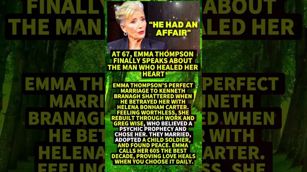 At 67, Emma Thompson FINALLY Speaks About The Man Who Healed Her Heart #Shorts #viral