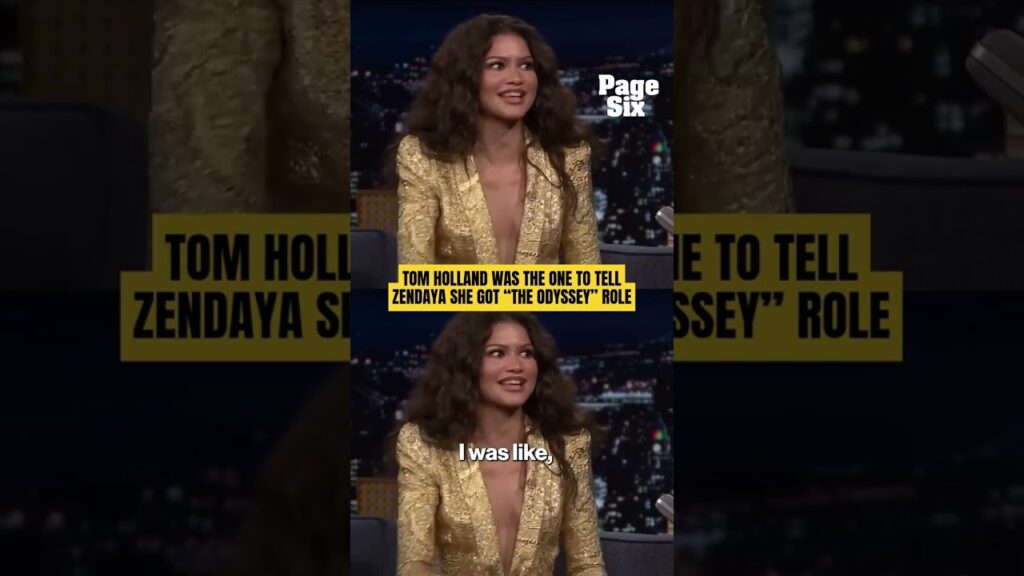 Zendaya on Tom Holland landing his role in The Odyssey & telling her she was cast as Athena #shorts Zendaya on Tom Holland landing his role in The Odyssey & telling her she was cast as Athena #shorts