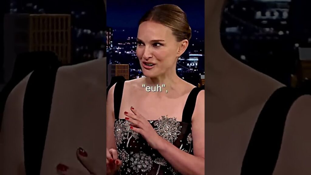 Natalie Portman's FUNNY French Lesson🤣 #shorts #natalieportman #funny