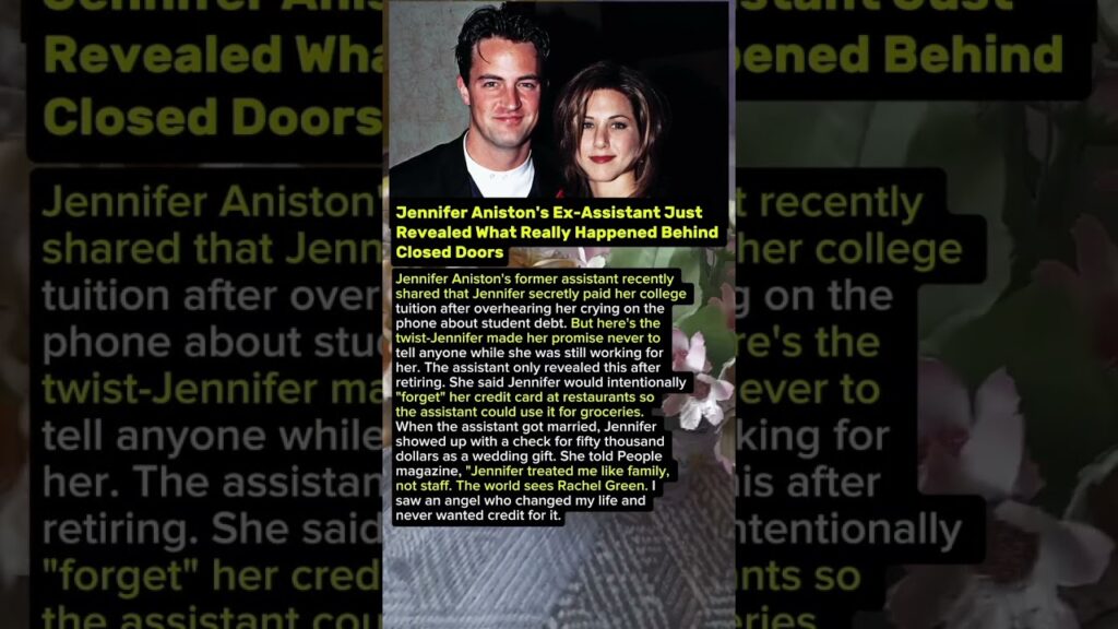 Jennifer Aniston's Ex-Assistant Just Revealed What Really Happened Behind Closed Doors. #hollywood