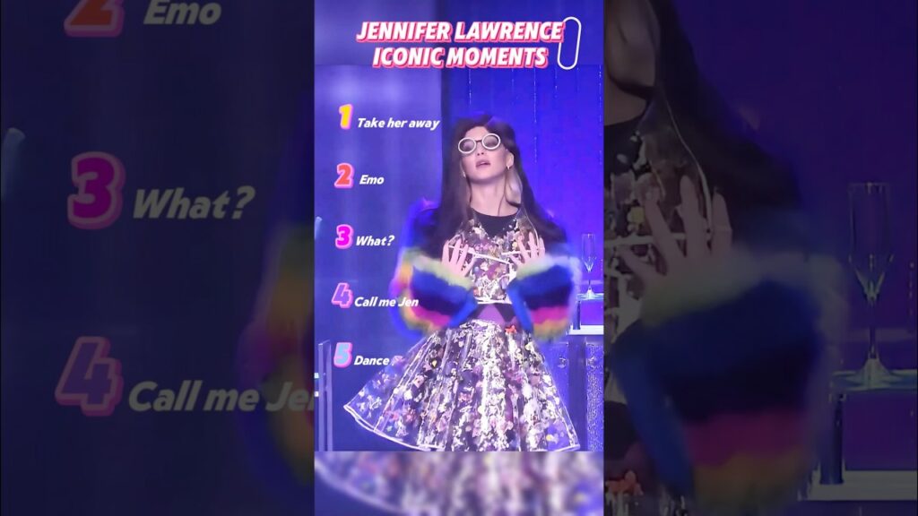Five Hilarious and Classic Moments by Jennifer Lawrence #jenniferlawrence #fyp #foryoupage