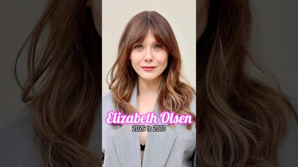 Elizabeth Olsen transformation from 2026 to 2010
