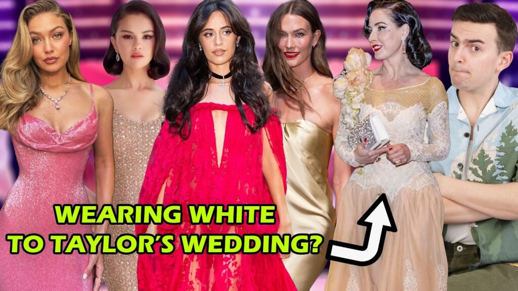TAYLOR SWIFT & TRAVIS KELCE WEDDING FASHION REVIEW (wearing white is WILD) TAYLOR SWIFT & TRAVIS KELCE WEDDING FASHION REVIEW (wearing white is WILD)