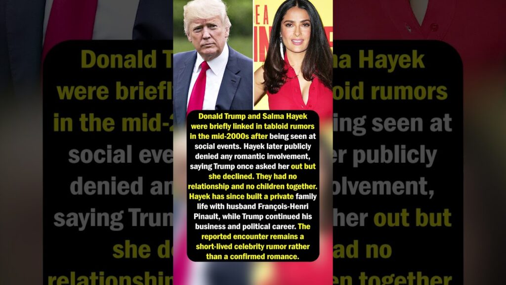 Salma Hayek Denied Trump Rumor Salma Hayek Denied Trump Rumor