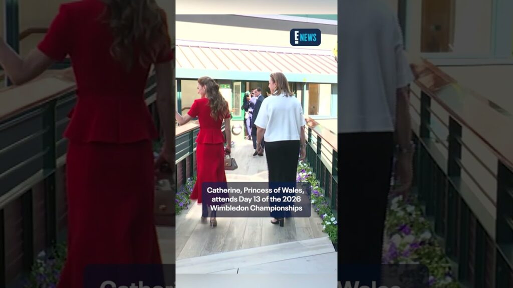 Catherine, Princess of Wales, attends Day 13 of the 2026 Wimbledon Championships. ❤️ Catherine, Princess of Wales, attends Day 13 of the 2026 Wimbledon Championships. ❤️