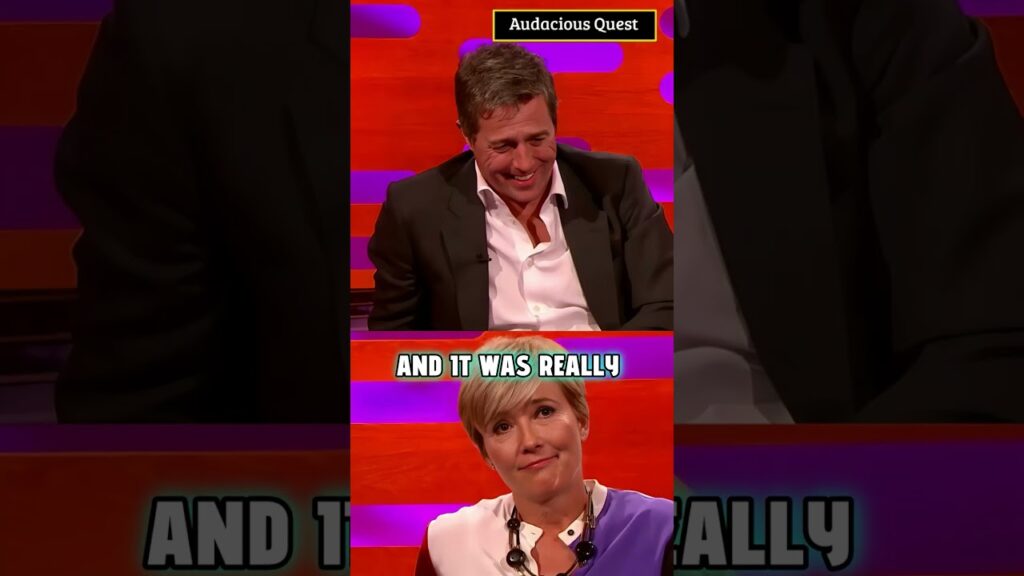 Hugh Grant And Emma Thompson Are Hilarious | Shorts  #comedy #celebrityinterview