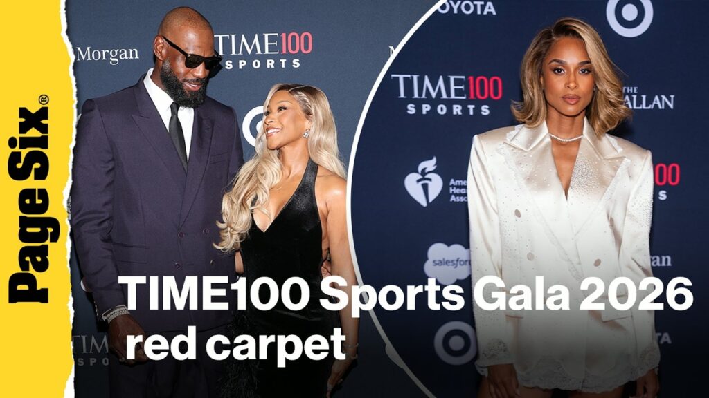 TIME100 Sports Gala 2026 red carpet: LeBron James, Ciara, Lindsey Vonn and more
