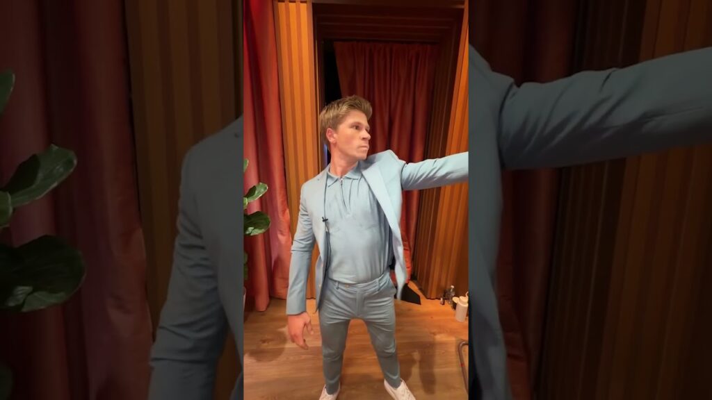 Robert Irwin's behind-the-scenes video as the new host of 'The Next Pro' #shorts