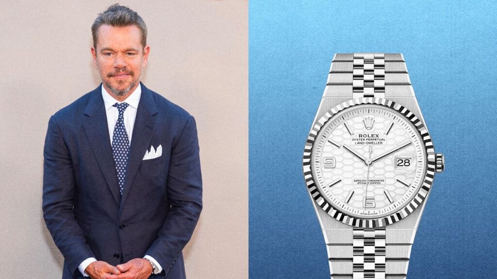 Matt Damon Wore Rolex’s Newest Conversation Piece to ‘The Odyssey’ Premiere Matt Damon Wore Rolex’s Newest Conversation Piece to 'The Odyssey' Premiere