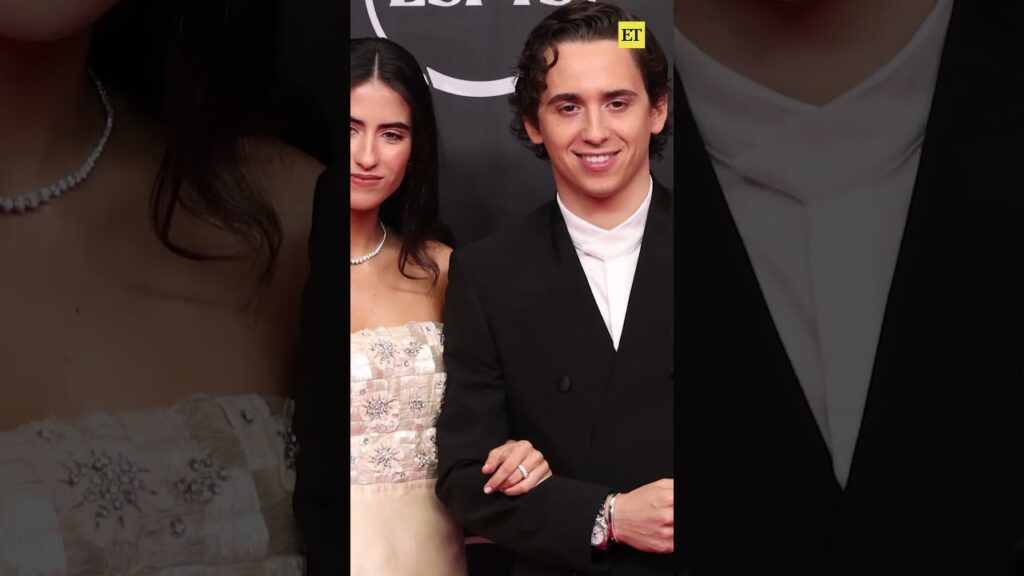 Marcello Hernández and Girlfriend Ana Amelia Batlle Cabral Arrive at ESPY Awards Marcello Hernández and Girlfriend Ana Amelia Batlle Cabral Arrive at ESPY Awards