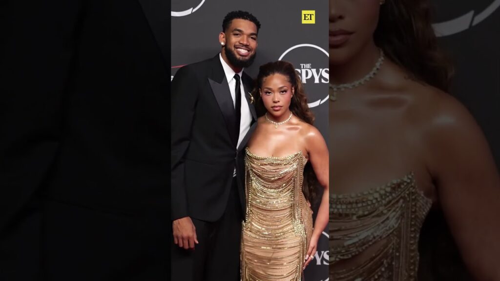 Karl-Anthony Towns and Jordyn Woods Arrive at ESPY Awards Karl-Anthony Towns and Jordyn Woods Arrive at ESPY Awards