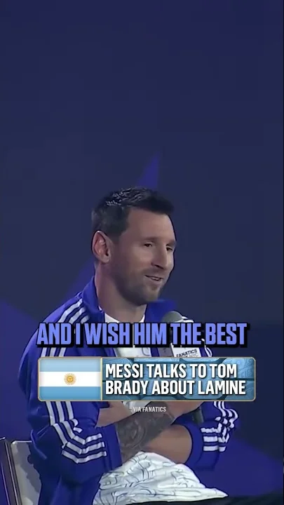 Messi comments on Lamine and the photo they took together when Lamine was a baby with Tom Brady – YouTube Messi comments on Lamine and the photo they took together when Lamine was a baby with Tom Brady - YouTube