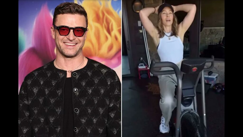 Justin Timberlake Says He’s ‘Literally Eating Onion Rings’ While Wife Jessica Biel Shows Off Intense Justin Timberlake Says He's 'Literally Eating Onion Rings' While Wife Jessica Biel Shows Off Intense