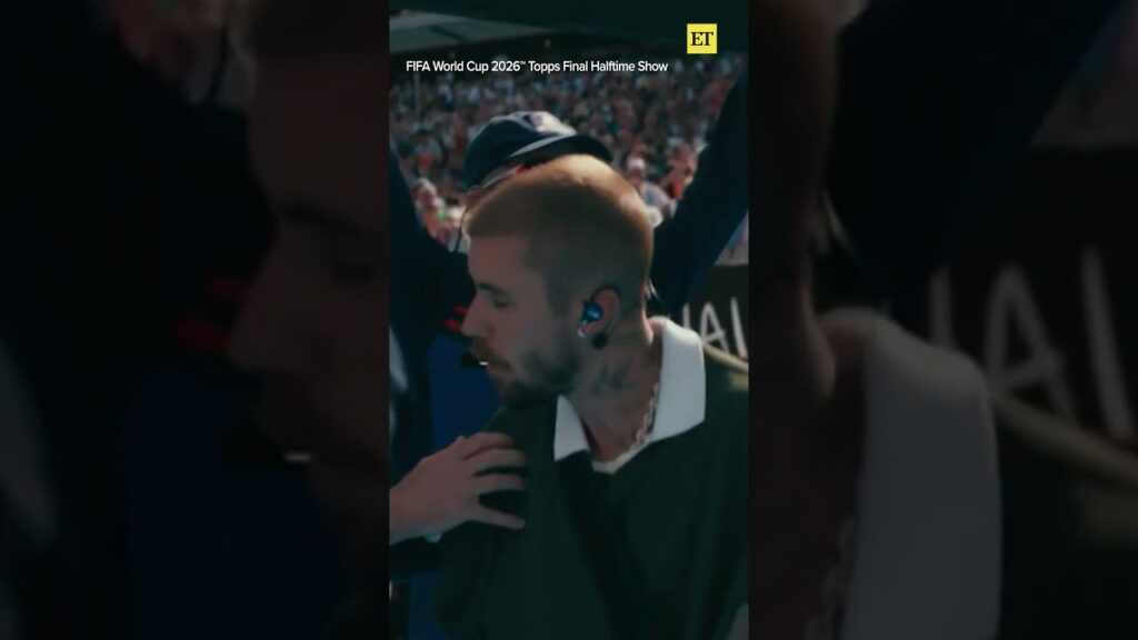 Ted Lasso Introduces Justin Bieber at World Cup Final Halftime Show Ted Lasso Introduces Justin Bieber at World Cup Final Halftime Show