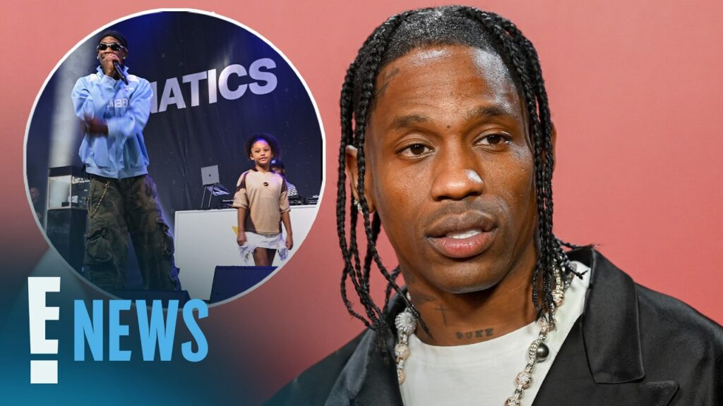 Travis Scott Brings His, Kylie Jenner's Daughter Stormi Onstage During Fanatics Fest Performance