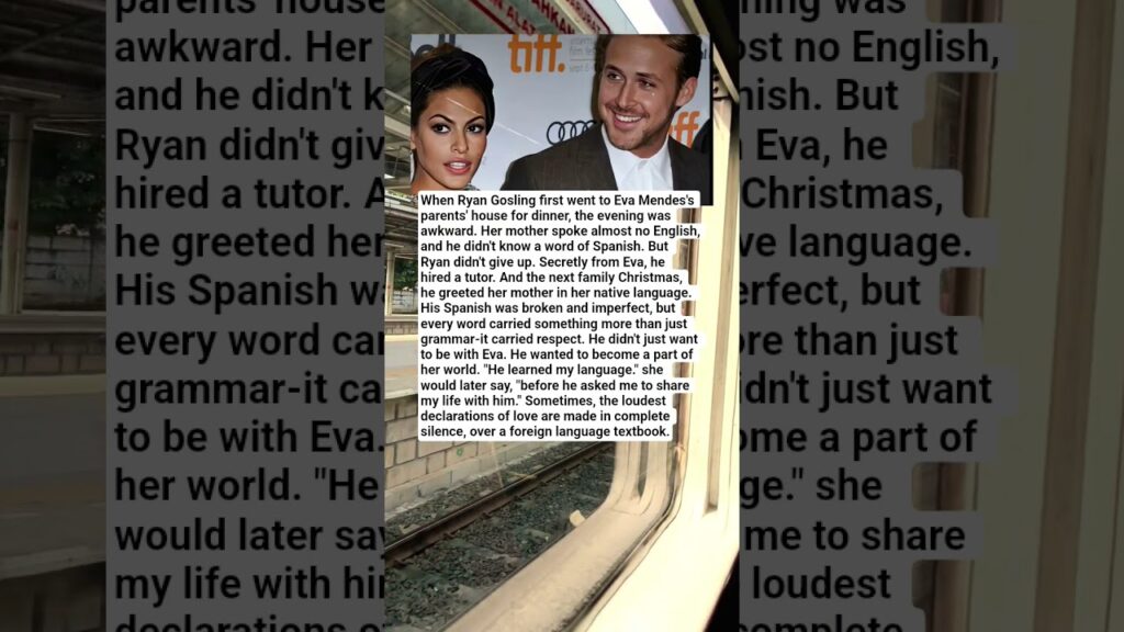 Ryan Gosling Secretly Learned Spanish for Eva Mendes’ Family — A Quiet Gesture That Spoke Volumes