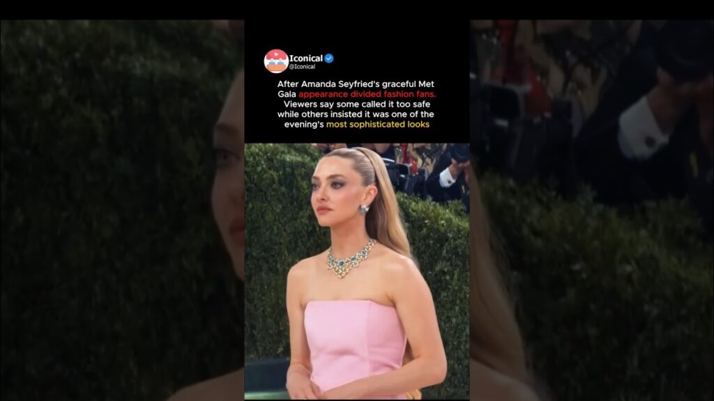 Was Amanda Seyfried’s Met Gala Look Too Safe or Perfectly Sophisticated? #AmandaSeyfried Was Amanda Seyfried's Met Gala Look Too Safe or Perfectly Sophisticated? #AmandaSeyfried