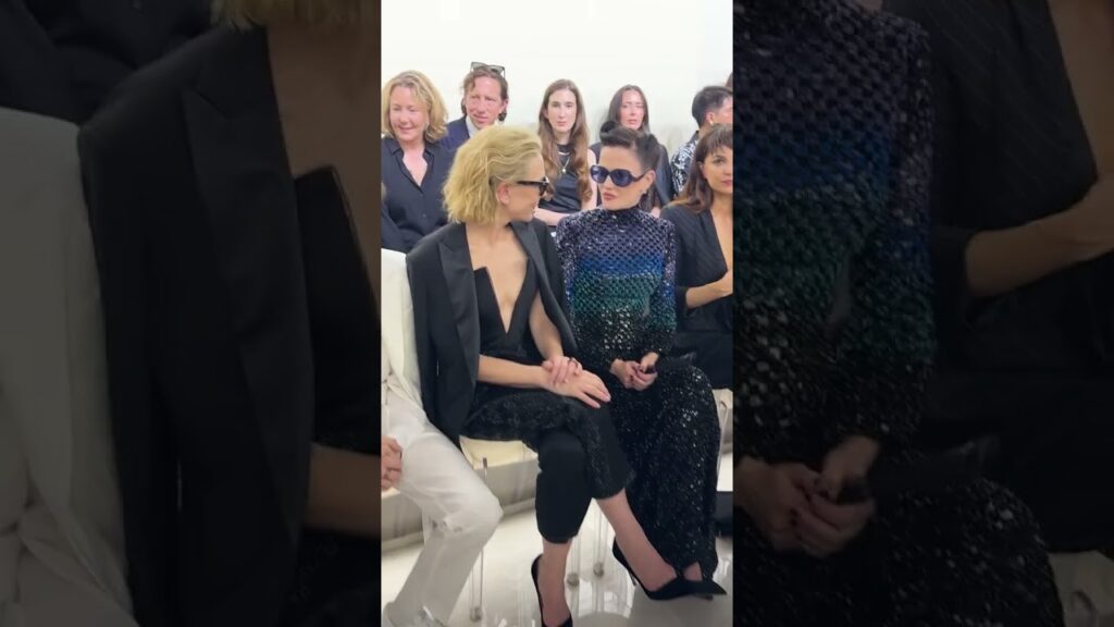 Cate Blanchett & Eva Green desfile Armani #cateblanchett #evagreen #armaniprivé #armani