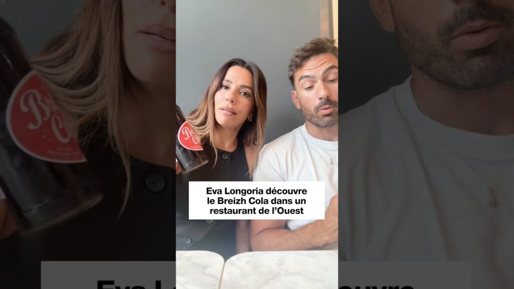 Eva Longoria goûte le Breizh Cola
